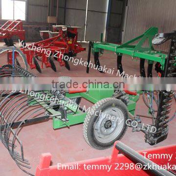Mowing Hay Rake by Tractor