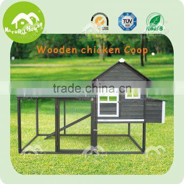 Wooden outdoor large wholesale garden chicken coop with run