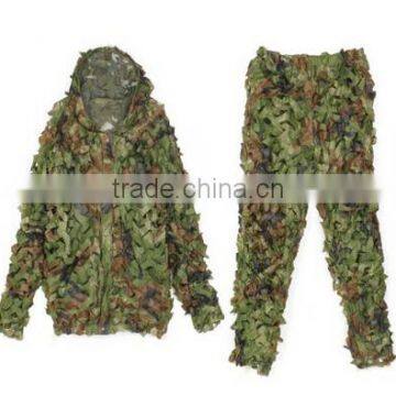 3D Tactical Military Hunting Bird watching Sniper Ghillie Suit Leaf Camouflage Set Clothes by UniqueBella
