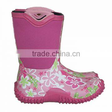 Kids Handle Waterproof Rain Boots