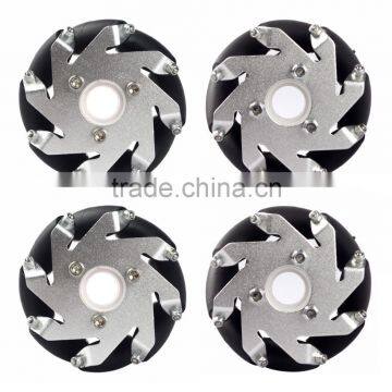 A Set of 60mm Mecanum Wheels Compatible for LE GO(4 Pcs/Pack) 14144 photo-2