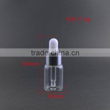 MUB Wholesale 5ml Essential Oil Glass Bottle With Glass Dropper &Silver Gold Cap photo-6