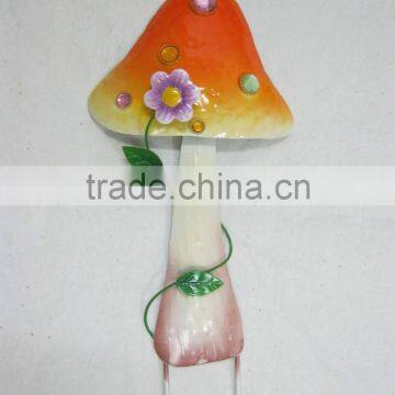 2015 Newest Metal Mushroom Stakes Painted Mushroom Garden Stakes Garden Decoration Mushroom Beautiful Mushroom Garden Mushroom photo-3