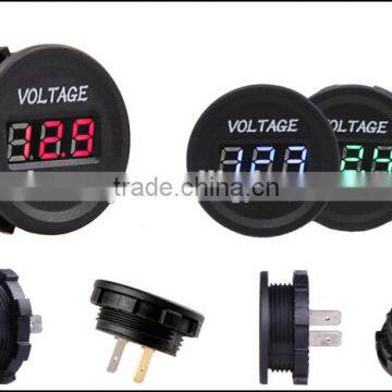 battery Digital Panel Voltage meter for car