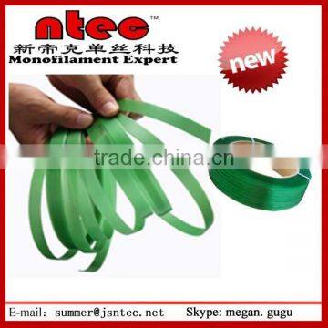 2016 China supply green plastic packing strap pet packing belt