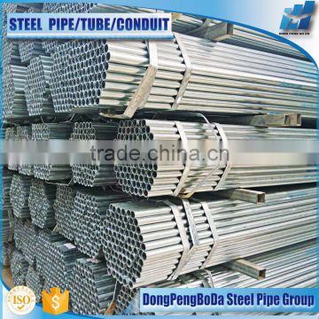 ASTM A53 Pre galvanized welded 165mm 6000mm steel pipe