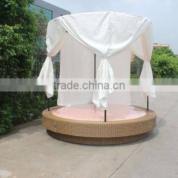 Fancy Contemporary Theme Hotel Wicker Round Beds photo-3
