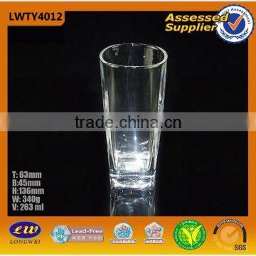Machine Press Cheap Glass Cup Clear Color