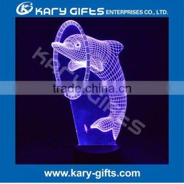 Illusion 3D Table Lamp Led Night Light photo-3