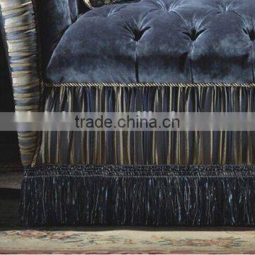 BISINI Classic Lounge Chair, European Style Comfortable Sofa Chair, Solid Wood With Fabric Chaise Lounge (BF01-X1188) photo-2