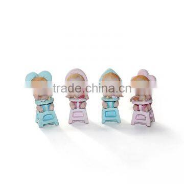 Handmade Little Resin Baby Figurines for Baby Gifts photo-6