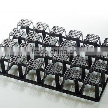 Plastic 24 Divided Plastic Material Hydroponic Seedling Trays