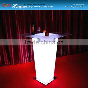 Glass Top Remote Control Led Dining Table photo-6