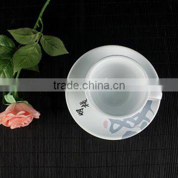 China Supplier New Premium Custom Wholesale Ceramic Coffee Cup Espresso Saucer photo-2
