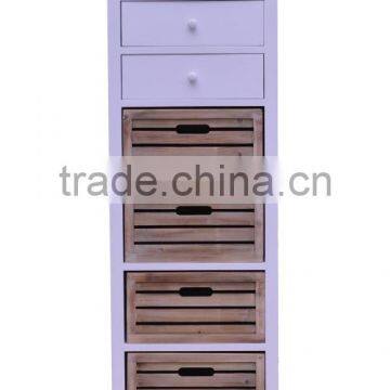 New Design White Drawer Cabinet Narrow Storage Drawer Chest photo-2