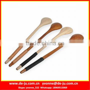 Super Long Natrual Bamboo Carbonized Spoon