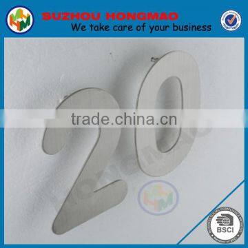 Stainless Steel 10cm Height House Number Plate photo-4