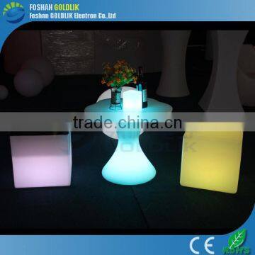 Waterproof led cube seat color changing decorative bar GKC-040RT