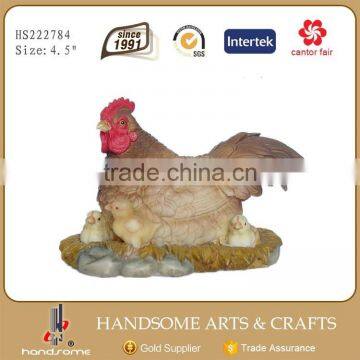 11 Inch Resin Craft Home Decoration Lifelike Hen Sculpture Animal Statue photo-4