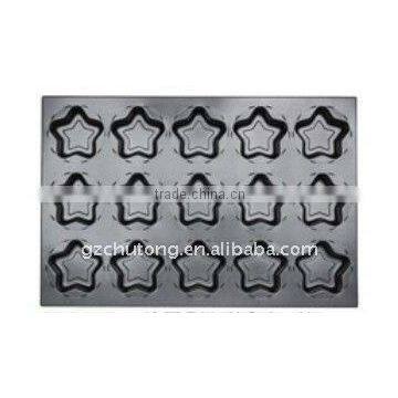 Non-stick star shape cake mould