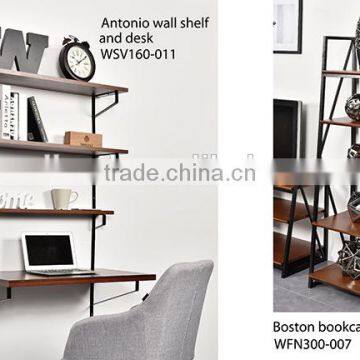 hot sale portable detachable wooden bookshelf with high quality