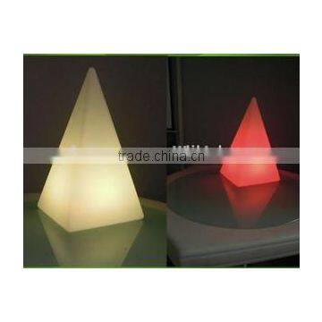 Rechargeable RGB Pyramid Led Decorative Lamp photo-2