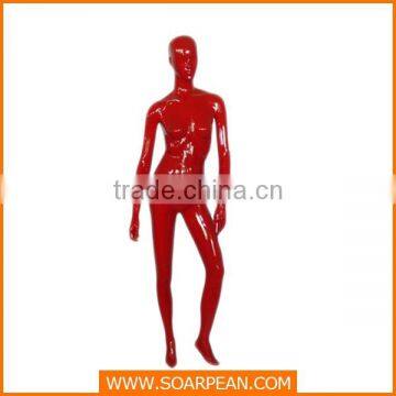 Full Body Fiberglass Lifelike Red Female Mannequin