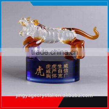 Jingyage wholesale Chinese style crystal tiger sensitive souvenir gift