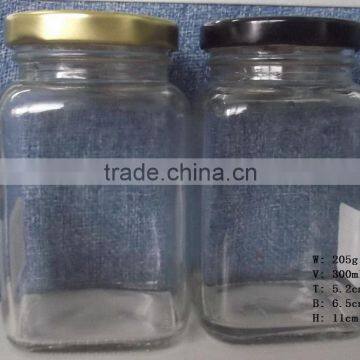300ml Square Pudding Glass Jar photo-2