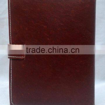 Handmade Genuine Plain With Belt Leather Journal photo-2