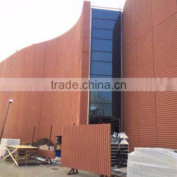 3D GRC wall cladding, exterior 3D concrete wall panels, fiberglass wall cladding decorative panels