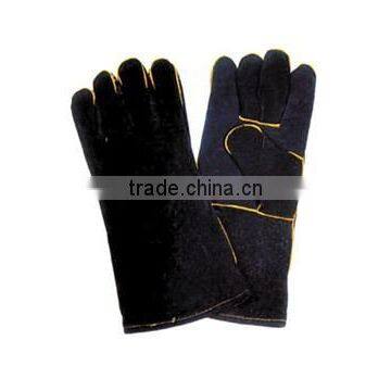 ce black welding glove for workman