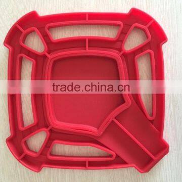 Wholesale Food Grade Silicone Trivet Mat With Spoon Rest Silicone Pot Mat photo-2