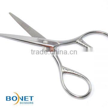 SHO0026 CE Certificated 4-1/2'' Household Fully Stainless Steel Sewing/thread/embroidery Scissors photo-4