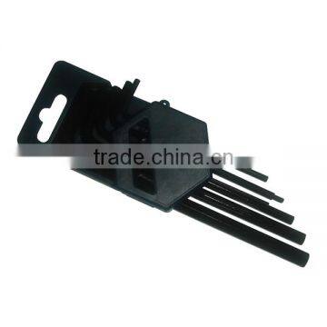 10PC CR-V Black Color Hex Key Set