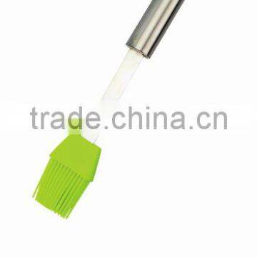 Brush with silicone tip / rubber brush with stainless steel handle