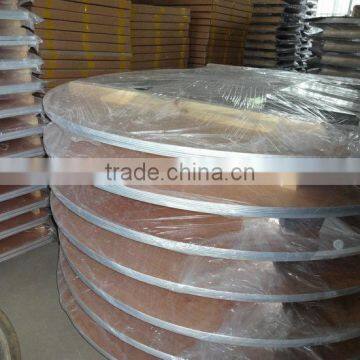 Plywood Folding Table Dia72" Round Table With USA Leg photo-2