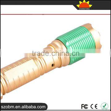 2016 Latest OEM XP-E LED 700 Lumens Aluminum Alloy 3 Mode Button Switch Rechargeable LED Flashligth Torch photo-4