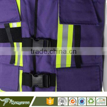High Visibility Purple Safety Vest photo-6