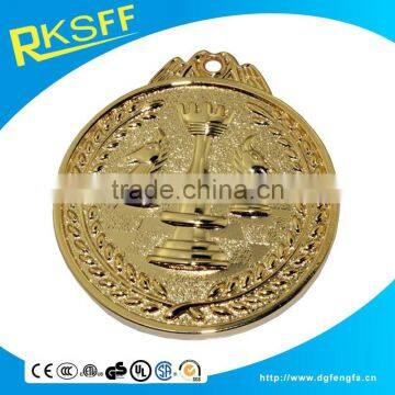 Round Shape Golden Metal Medals for Souvenir photo-4