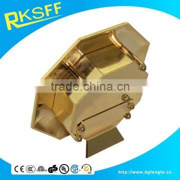 Home Decoration Metal Gold Plated Table Alarm Clock Decor photo-5