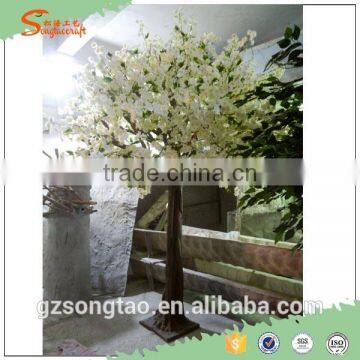 2016 hot style decoration wedding White Artificial Cherry Blossom Tree for sale