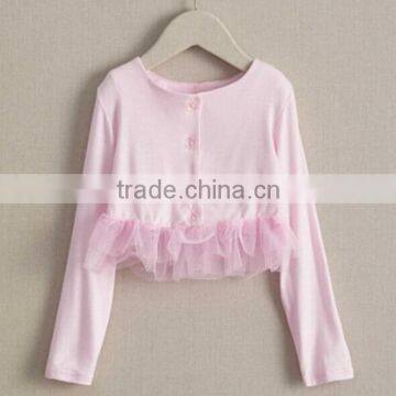 Custom Designer Wholesale Children Clothing Online Boutique Girls Pretty Fancy Ruffle Design Kids Shrug