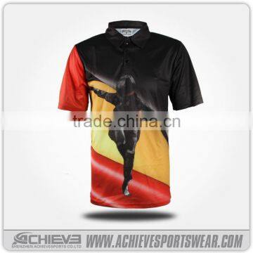 Sublimated short sleeve wholesale bowling shirts cheap