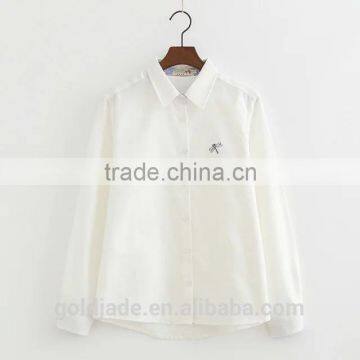 Wholesale Clothing Dress Shirt Formal Women Shirt Office Ladies Blouse Shirt photo-3