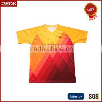 OEM design Sublimation Soccer training tops,Plus size athletic sports shirt