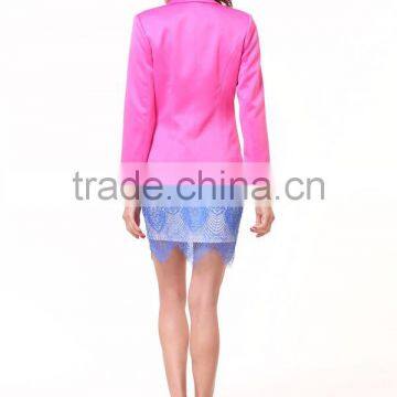 New Design Jackets Suit One Button Slim Blazer Jacket Women 2015 photo-3