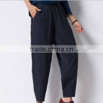 Hot Sale New Fashion Summer High Waist Ladies Pantskirt Women Chiffon Wide Leg Pant photo-2