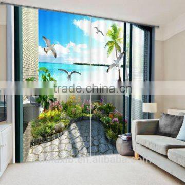 TOP ONE Lastest Design Polyester Shower Curtain, Wholesale Bathroom Curtain photo-5