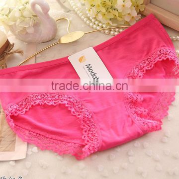 Free sample Lace Sexy Women panty cotton Underwear